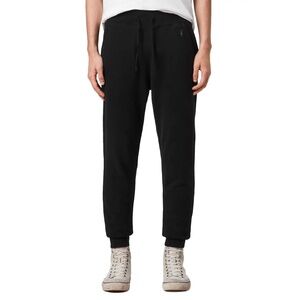 NWOT AllSaints Raven Sweatpants Joggers with Logo Embroidery, Black, Size M